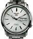 Seiko 5 Automatic Silver Dial Stainless Steel 37mm Men's Watch Rrp £199