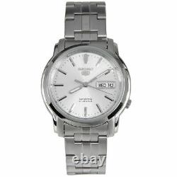 Seiko 5 Automatic Silver Dial Stainless Steel 37mm Men's Watch RRP £199