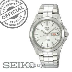 Seiko 5 Automatic Silver Dial Stainless Steel Mens Watch SNKK87K1 RRP £169