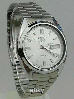 Seiko 5 Automatic Silver Dial Stainless Steel Mens Watch SNXS73K SNXS73 RRP £169