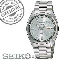 Seiko 5 Automatic Silver Dial Stainless Steel Mens Watch SNXS73K SNXS73 RRP £169