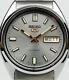 Seiko 5 Automatic Silver Dial Stainless Steel Mens Watch Snxs75k1
