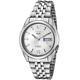Seiko 5 Automatic Silver Stainless Steel 37 Mm Mens Watch Snk385k1 Rrp £169