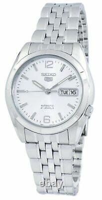 Seiko 5 Automatic Silver Stainless Steel 37 mm Mens Watch SNK385K1 RRP £169