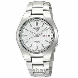Seiko 5 Automatic Silver/White Dial Stainless Steel Mens Watch SNK601K1 RRP £169