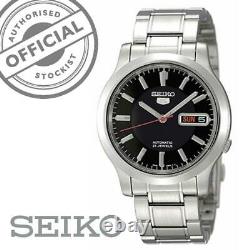 Seiko 5 Automatic Stainless Steel Black Dial Mens Watch SNK795K1 RRP £169