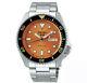 Seiko 5 Mens Sports Automatic Watch With Orange Dial Srpd59k1