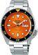 Seiko 5 Mens Sports Automatic Watch With Orange Dial Srpd59k1