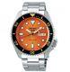 Seiko 5 Mens Watch Automatic Orange Dial Srpd59k1 Brand New Fast P&p