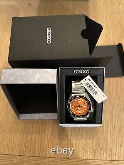 Seiko 5 Mens Watch Automatic Orange Dial SRPD59K1 BRAND NEW FAST P&P