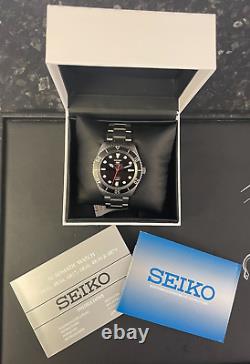 Seiko 5 Sports Automatic Black Dial Silver Stainless Steel Mens Watch SRPB91K1