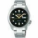 Seiko 5 Sports Automatic Black Dial Silver Steel Men's Watch Srpe57k1 Rrp £230