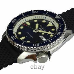 Seiko 5 Sports Blue Dial Silicone Strap Automatic Men's Watch SRPD71K2 RRP £250