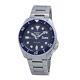 Seiko 5 Sports Blue Dial Silver Stainless Steel Automatic Mens Watch Srpd51k1