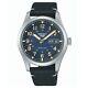 Seiko 5 Sports Field Collection Automatic Blue Dial Leather Men's Watch Srpg39k1