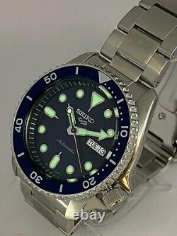 Seiko 5 Sports Men's Automatic Blue Dial Stainless-Steel bracelet Watch SRPD51K1