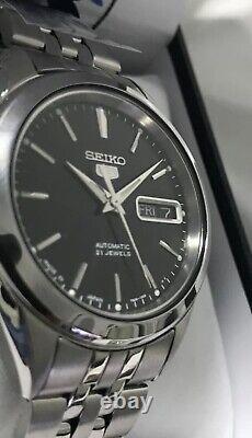 Seiko 5 Sports Men's Black Automatic Watch SNKL23