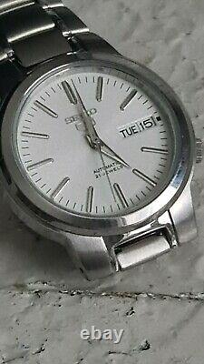 Seiko 5 Watch 7s26-02n0 Automatic 21j Day Date Mens Watch Boxed