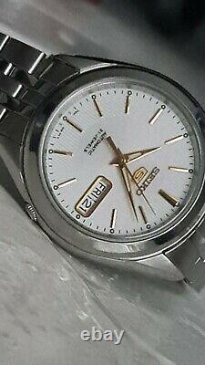 Seiko 5 Watch 7s26-0v30 Automatic 21j Day Date Mens Watch Boxed