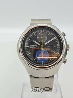 Seiko 6138-0020 Chronograph Watch Rare 1971 Vintage Automatic Jdm Runs Great