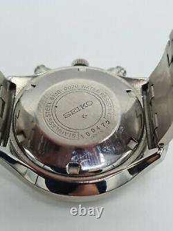 Seiko 6138-0020 Chronograph Watch Rare 1971 Vintage Automatic Jdm Runs Great