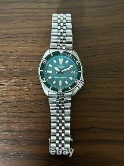 Seiko Diver 7002-700a Green Automatic Mens Watch 550959