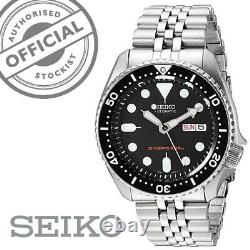 Seiko Diver's Automatic Black Dial Stainless Steel Men's Watch SKX007K2