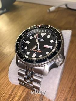 Seiko Diver's Watch Men's Black automatic Perfect Working Order. SKX007K