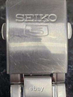 Seiko Mens Automatic Watch with Silver Strap and Silver Dial SNKM83K1 Refur