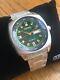 Seiko Recraft'racing Green' Snkm97 Automatic Green Dial Day Date New With Tags
