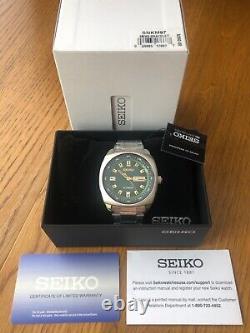 Seiko Recraft'Racing Green' SNKM97 Automatic Green Dial Day Date New with Tags