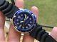 Seiko Automatic Blue Dial Divers Watch Automatic New Strap Japan Swiss Made