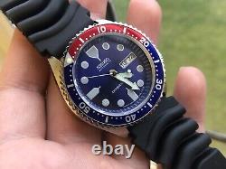 Seiko automatic pepsi 200m divers watch automatic new strap spares or repair