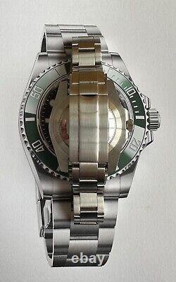 Seiko nh35 JP custom watch 40mm sapphire automatic watch GREEN ceramic