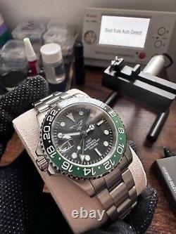 Sprite GMT Custom built Watch with Seiko Nh34A Automatic Movement Sapphire
