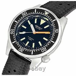 Squale Blasted Swiss Automatic Dive Wristwatch Rubber 1521MILIBL. HT
