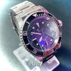 Squale Y1545 20 Atmos Automatic Swiss Made 200m Men's Dive Watch Full Set Superb