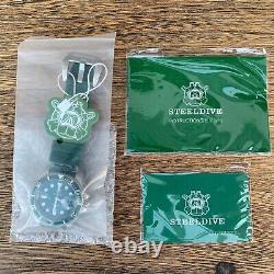 Steeldive SD1953 Green 41mm NH35 Automatic Dive Watch UK Seller