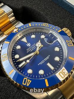 Stunning 40mm Diver, Automatic wristwatch, 20ATM Ceramic Bezel, Oyster Bracelet