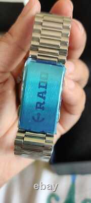Swiss Vintage Automatic Day-Date Rado Diastar Blue Dial Men's Watch Watersealed