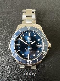 TAG Heuer Aquaracer Automatic Calibre 5 WAN2111 Men's Diving Watch Blue