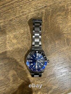 TAG Heuer Aquaracer GMT Steel Automatic Watch, 2020 Batman Used