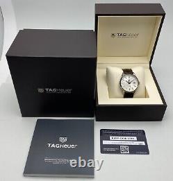 Tag Heuer Carrera Automatic Calibre 5 WAR211B Ivory Dial 39mm Box & Papers 2021