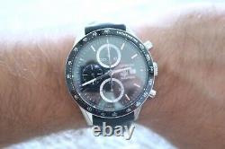 Tag Heuer Carrera Cv2010 Black Chronograph Cal. 16 Men's Automatic Wrist Watch