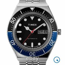 Timex M79 1970's Style 40mm Automatic Stainless Steel Bracelet Watch #TW2U29500Z