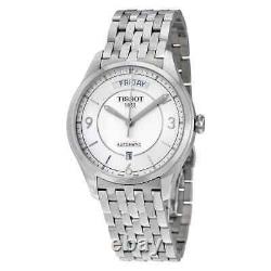 Tissot T-One Automatic Day Date Silver Dial Men's Watch T038.430.11.037.00