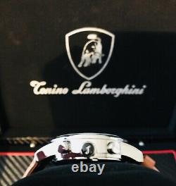 Tonino Lamborghini Limited Edition Moon Automatic Silver LC6508 RearWindow Watch
