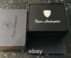 Tonino Lamborghini Limited Edition Moon Automatic Silver LC6508 RearWindow Watch