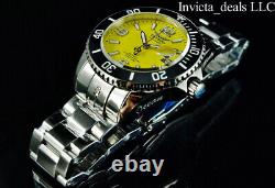 Tresod Men's Ocean Master AUTOMATIC Yellow Dial Sapphire Crystal 300M SS Watch