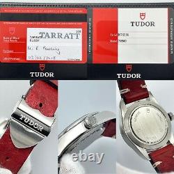 Tudor Black Bay 79500 Black 36mm Automatic Full Set 4 Straps Leather Red Blue